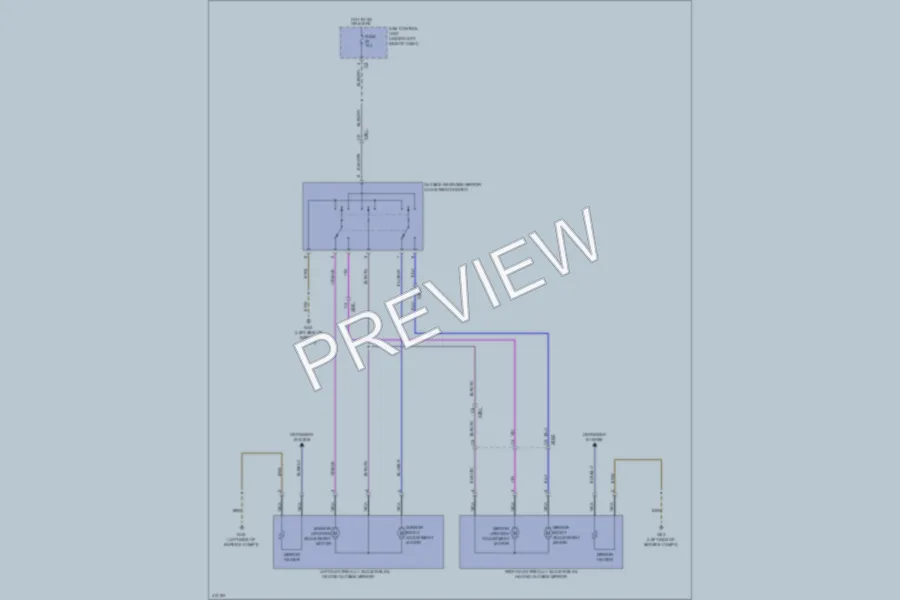 2013 Smart fortwoelectric Power Mirrors wiring diagram preview