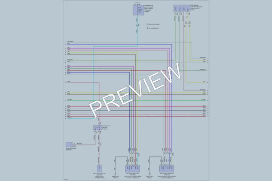 2013 Subaru BRZ Anti Theft wiring diagram preview
