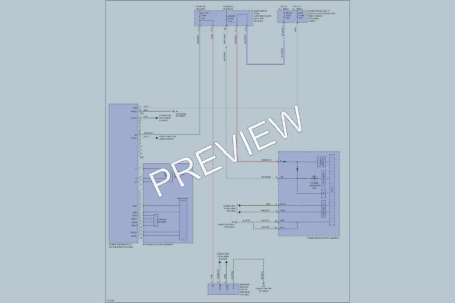 2013 Subaru BRZ Electronic Power Steering wiring diagram preview