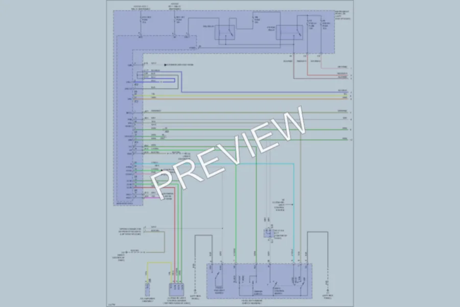 2013 Subaru BRZ Headlights wiring diagram preview