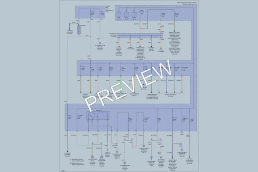 2013 Subaru BRZ Power Distribution wiring diagram preview