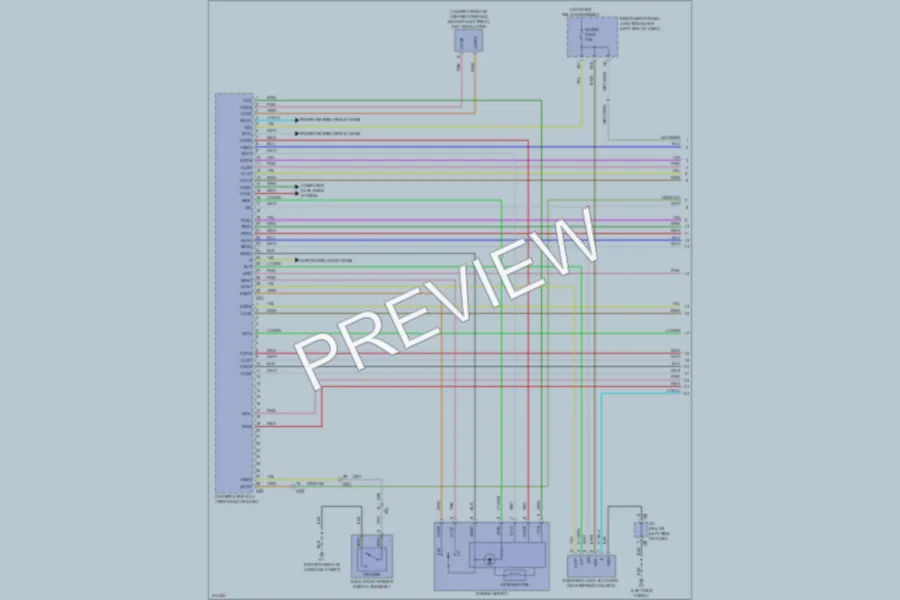 2013 Subaru BRZ Power Door Locks wiring diagram preview