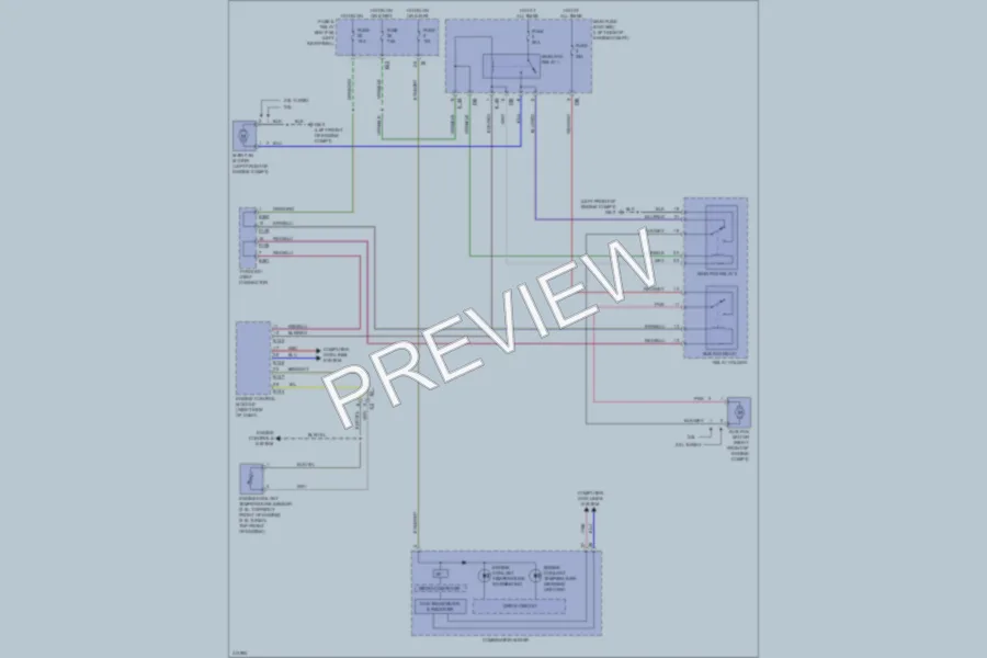 2013 Subaru Forester Cooling Fan wiring diagram preview