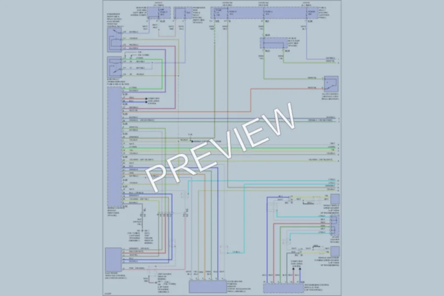 2013 Subaru Forester Cruise Control wiring diagram preview
