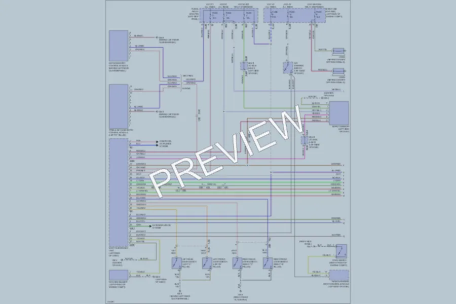 2013 Subaru Forester Power Door Locks wiring diagram preview