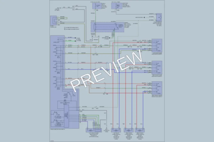 2013 Subaru Forester Power Windows wiring diagram preview