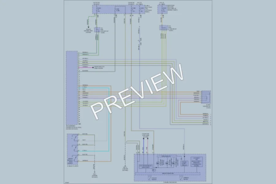 2013 Subaru Forester Transmission wiring diagram preview