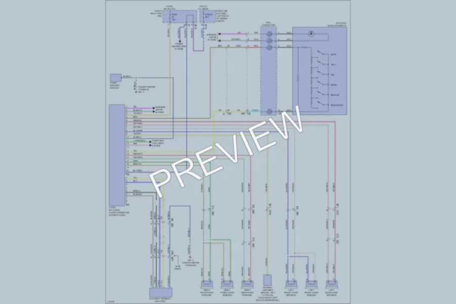 2013 Subaru 2.5L Eng Radio wiring diagram preview