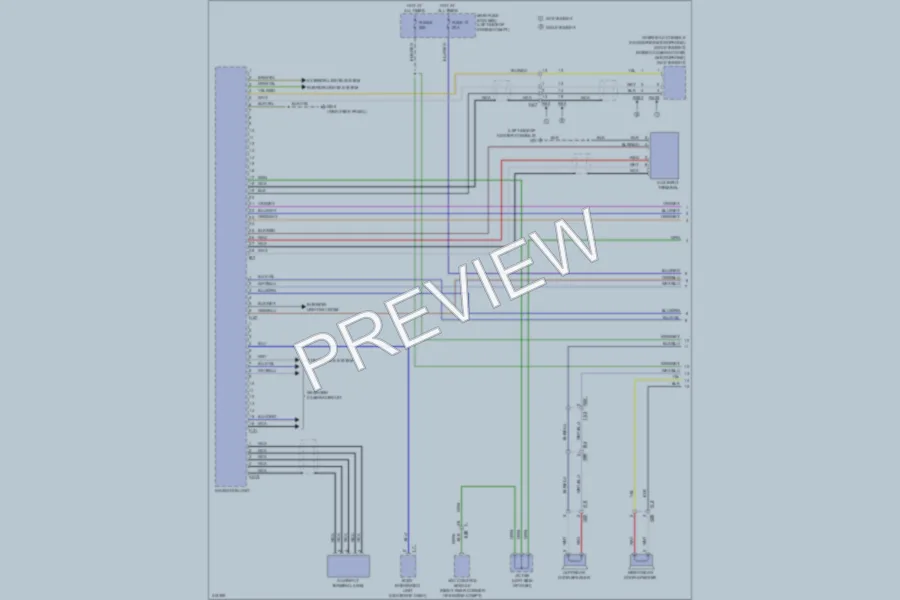 2013 Subaru Outback Navigation wiring diagram preview
