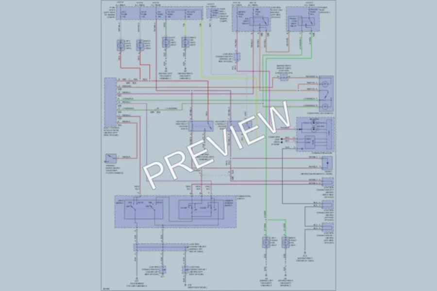 2013 Suzuki GrandVitara Headlights wiring diagram preview
