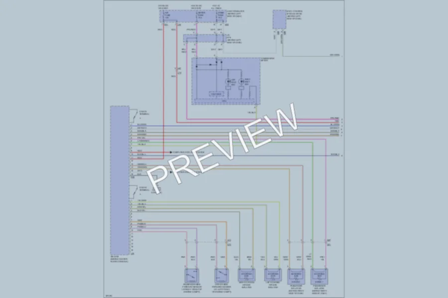 2013 Suzuki GrandVitara Supplemental Restraints wiring diagram preview