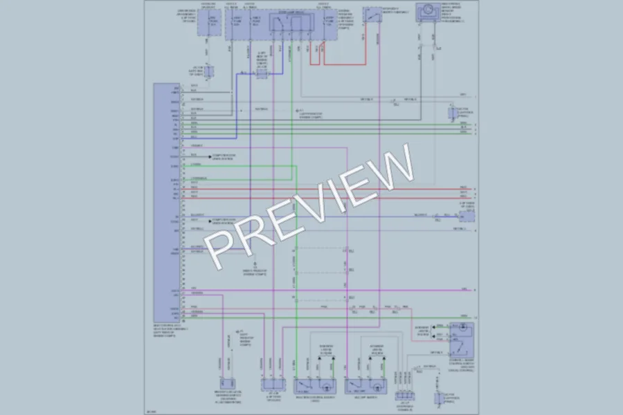 2013 Toyota 4Runner Anti Lock Brakes wiring diagram preview