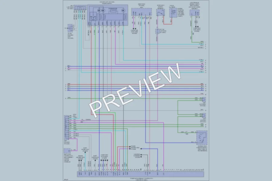 2013 Toyota 4Runner Anti Theft wiring diagram preview