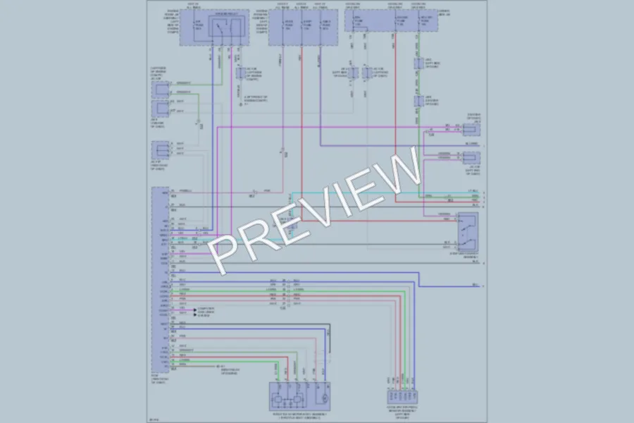 2013 Toyota 4Runner Cruise Control wiring diagram preview