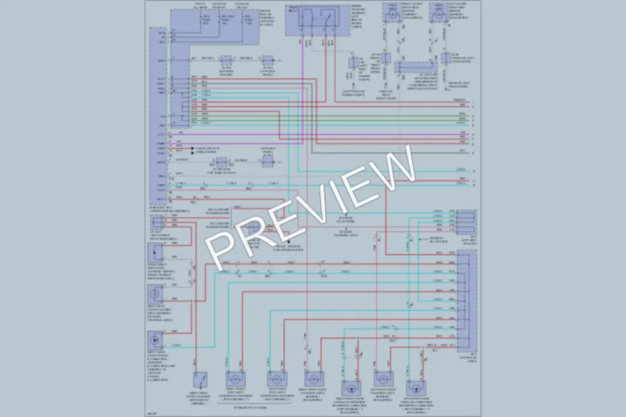 2013 Toyota 4Runner Interior Lights wiring diagram preview