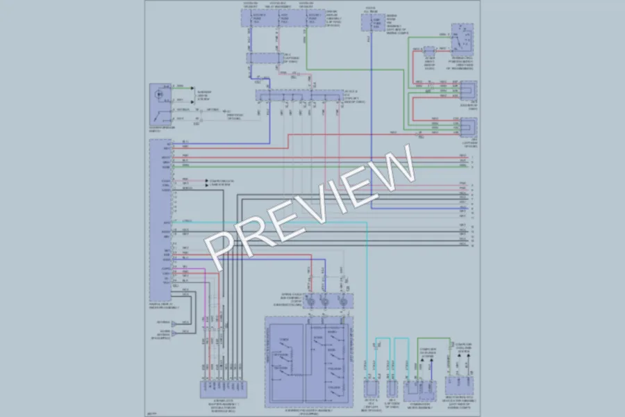 2013 Toyota 4Runner Navigation wiring diagram preview