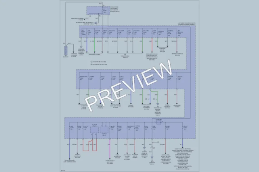 2013 Toyota 4Runner Power Distribution wiring diagram preview