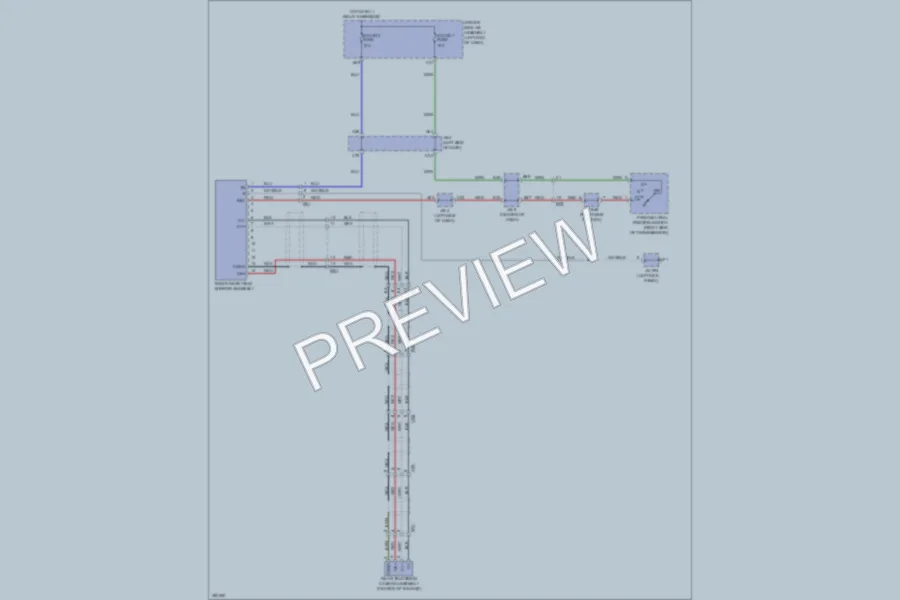 2013 Toyota 4Runner Power Mirrors wiring diagram preview