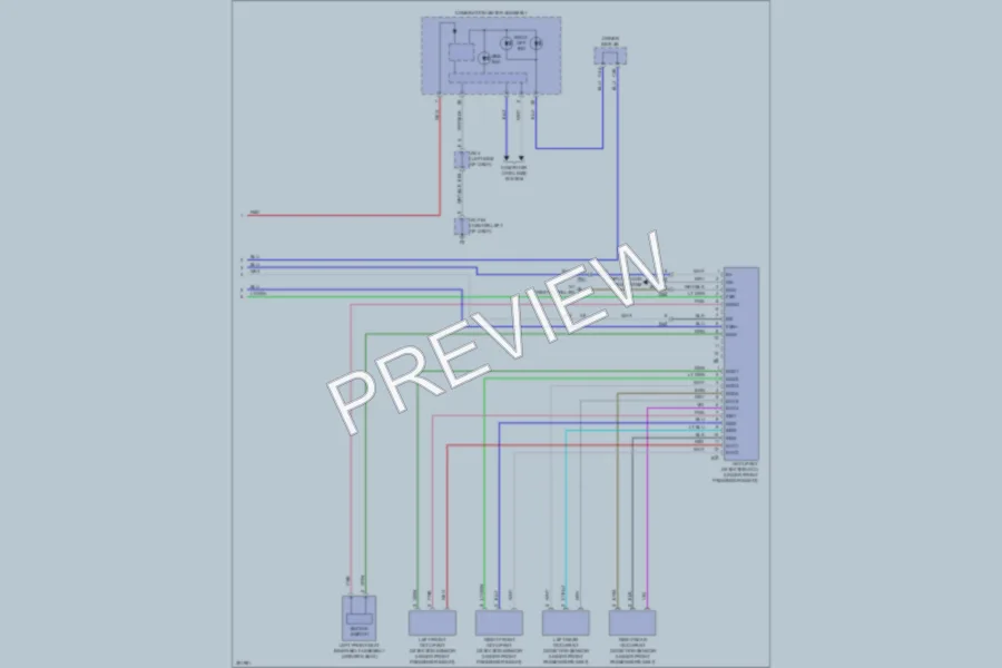 2013 Toyota 4Runner Supplemental Restraints wiring diagram preview