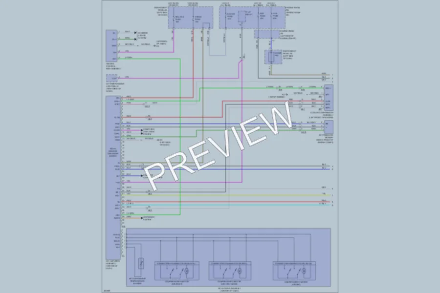 2013 Toyota Corolla Air Conditioning wiring diagram preview