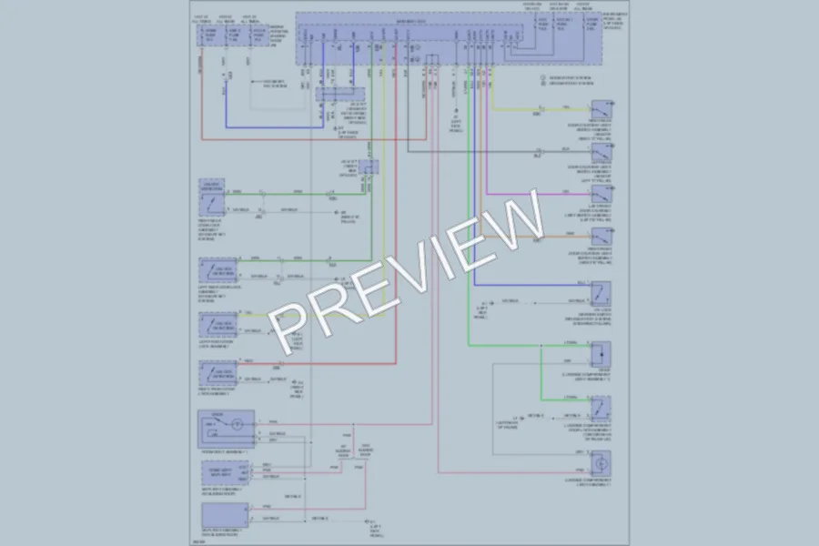 2013 Toyota Corolla Interior Lights wiring diagram preview