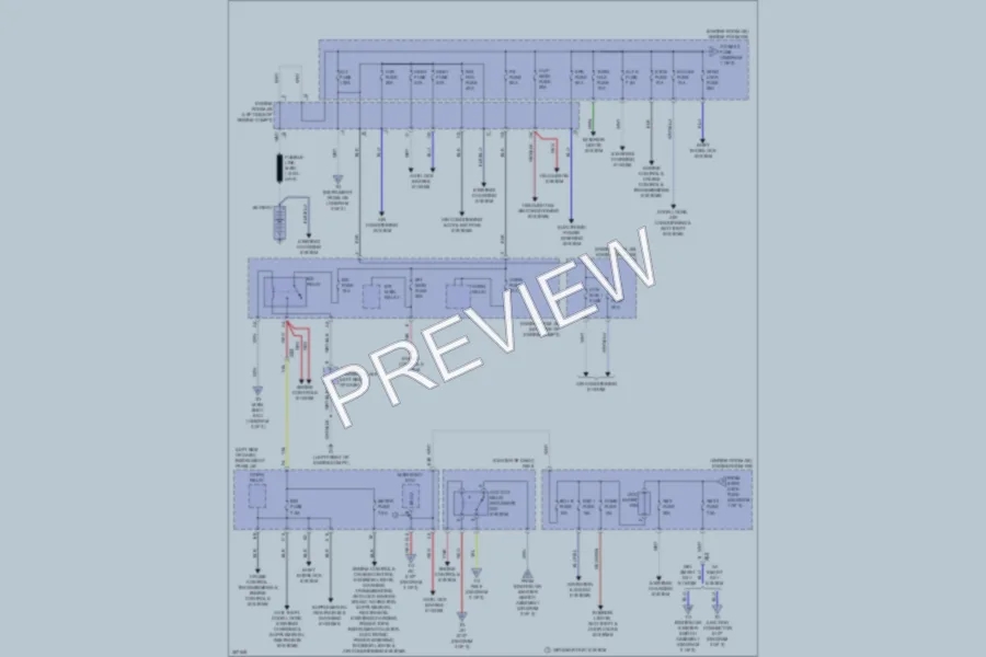 2013 Toyota Corolla Power Distribution wiring diagram preview