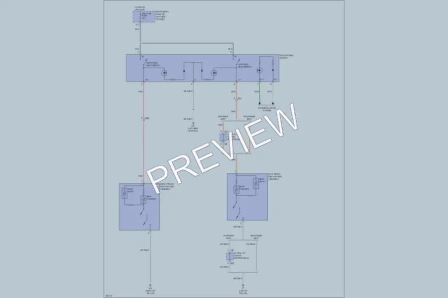 2013 Toyota Corolla Power Seats wiring diagram preview