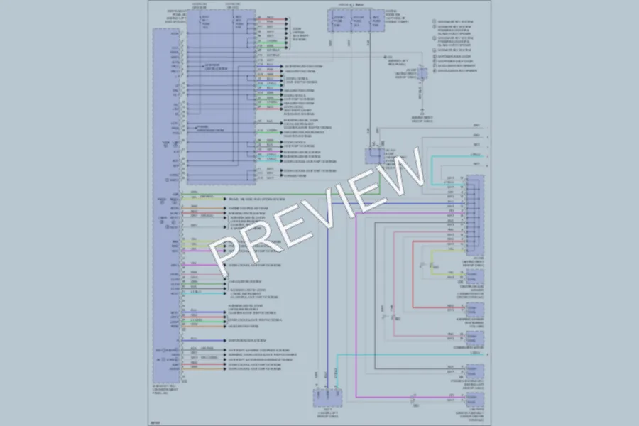 2013 Toyota Highlander Body Control Modules wiring diagram preview