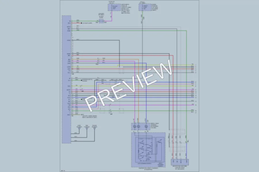 2013 Toyota Highlander Radio wiring diagram preview