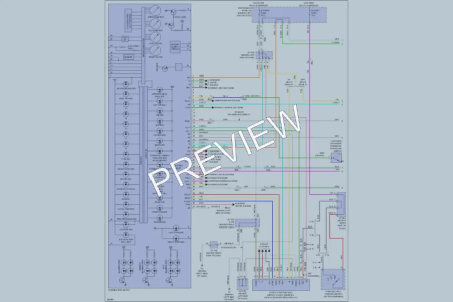 2013 Toyota HighlanderHybrid Instrument Cluster wiring diagram preview