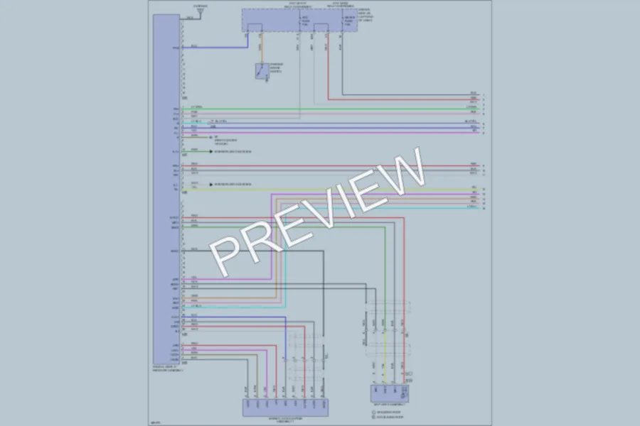 2013 Toyota Matrix Radio wiring diagram preview