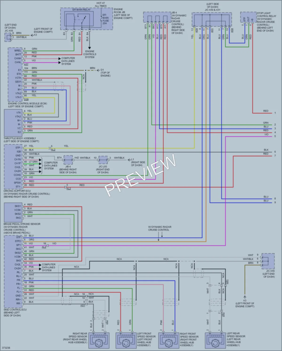 2013 Toyota Plug In Cruise Control wiring diagram preview