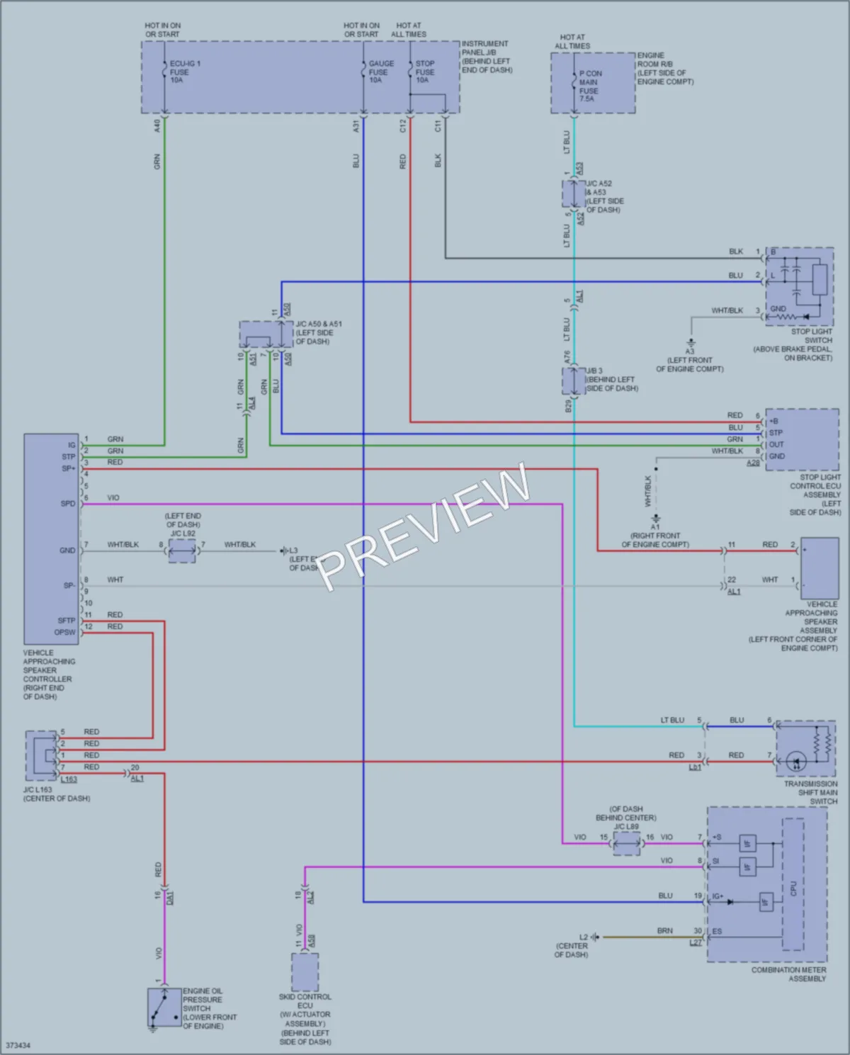 2013 Toyota Plug In Navigation wiring diagram preview