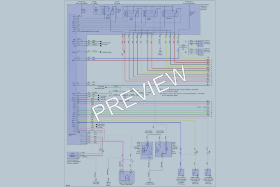 2013 Toyota RAV4 Anti Theft wiring diagram preview