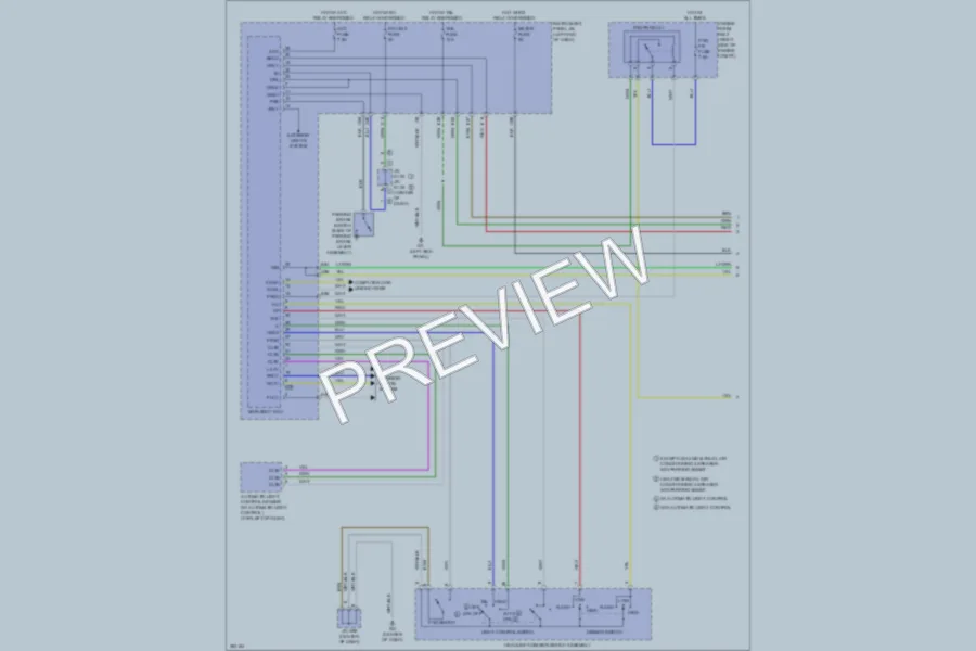 2013 Toyota RAV4 Headlights wiring diagram preview