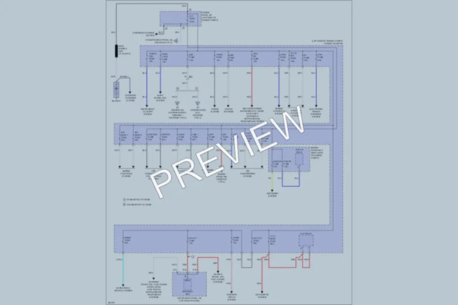 2013 Toyota RAV4 Power Distribution wiring diagram preview