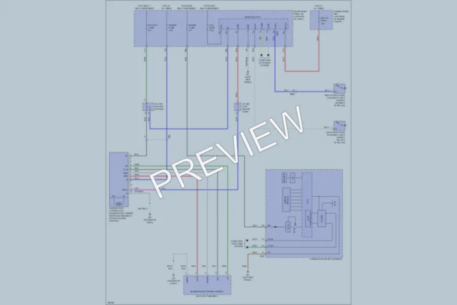 2013 Toyota RAV4 Power Top Sunroof wiring diagram preview