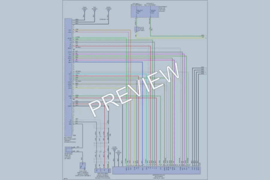 2013 Toyota RAV4 Radio wiring diagram preview