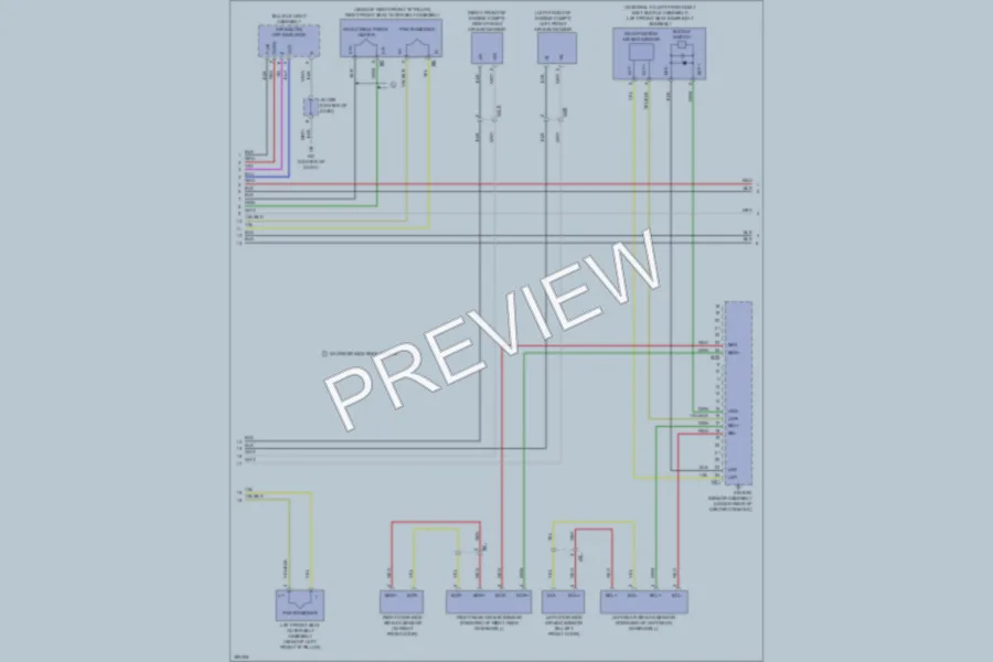 2013 Toyota RAV4 Supplemental Restraints wiring diagram preview