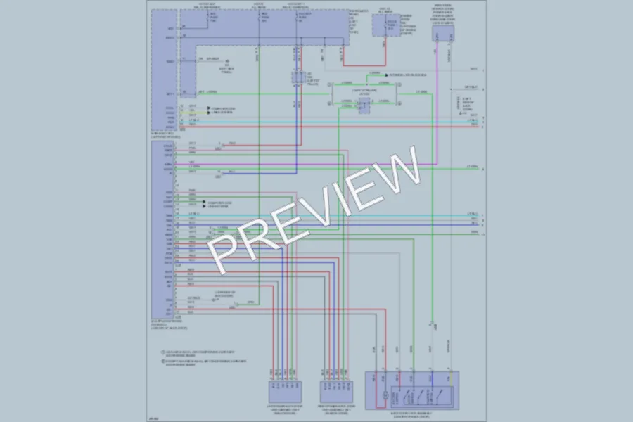 2013 Toyota RAV4 Trunk Tailgate Fuel Door wiring diagram preview