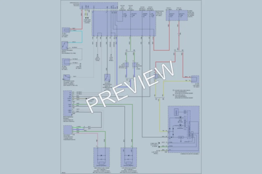 2013 Toyota RAV4 Warning Systems wiring diagram preview