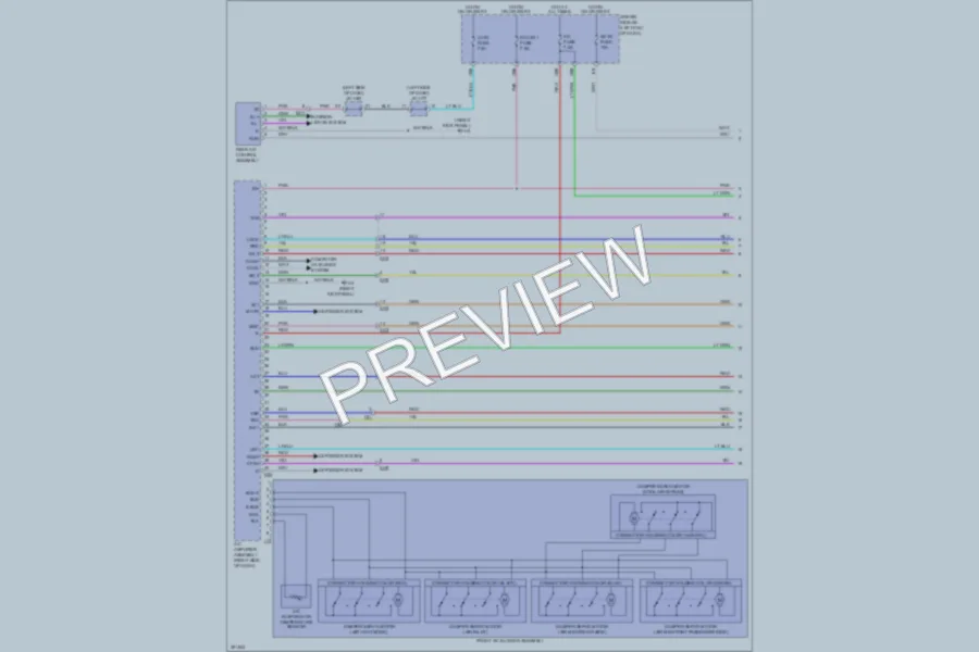 2013 Toyota Sequoia Air Conditioning wiring diagram preview