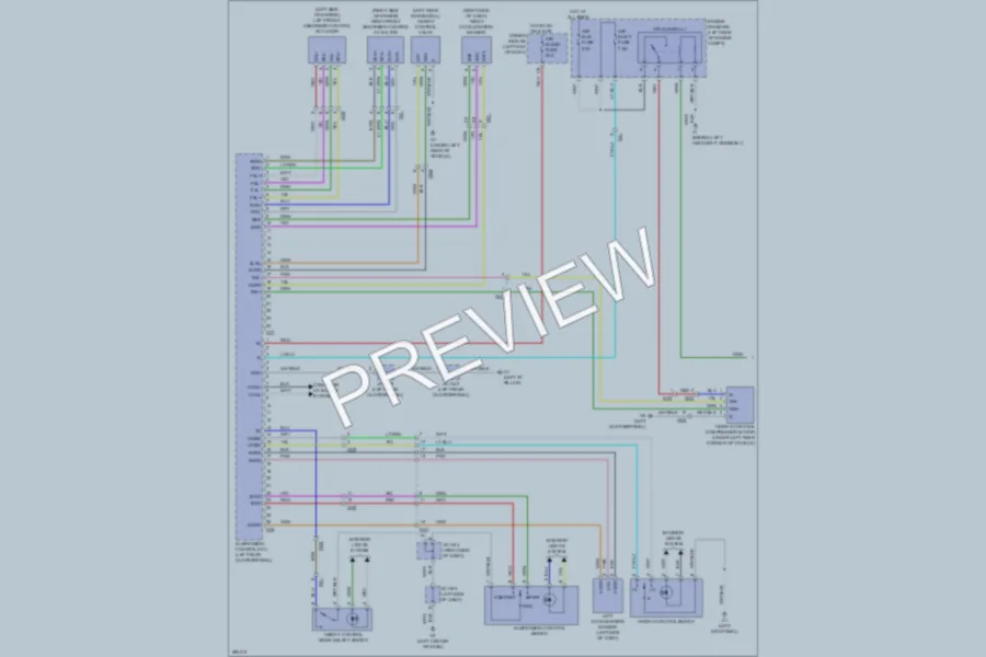 2013 Toyota Sequoia Electronic Suspension wiring diagram preview