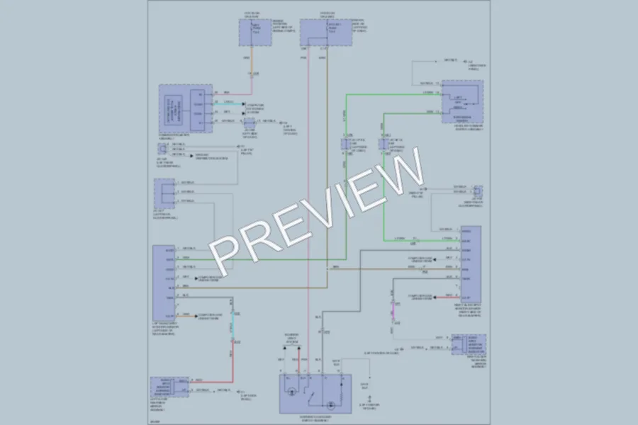 2013 Toyota Sequoia Navigation wiring diagram preview