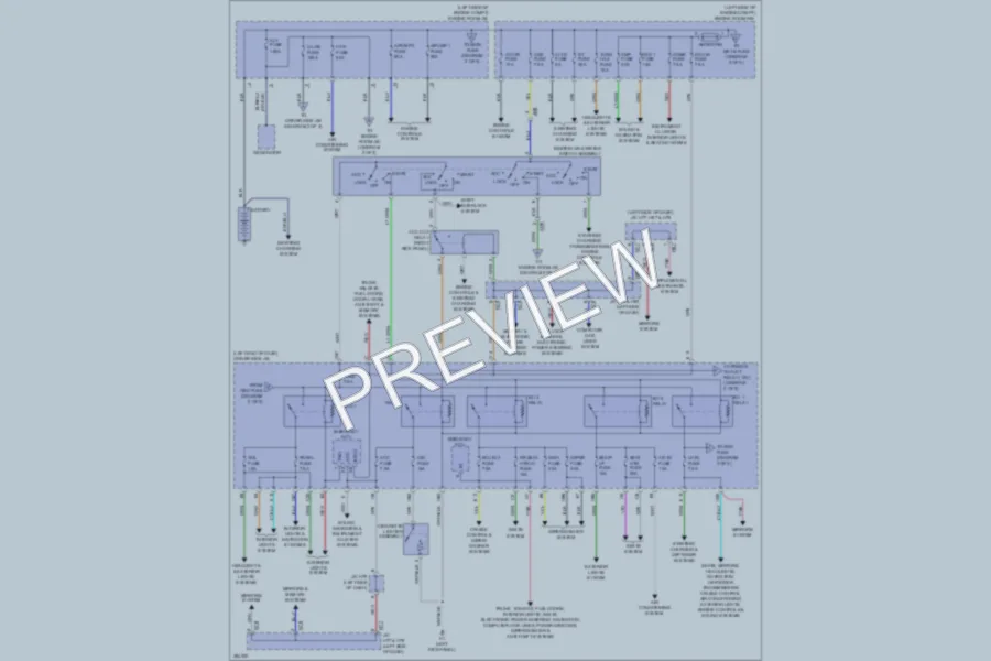 2013 Toyota Sequoia Power Distribution wiring diagram preview