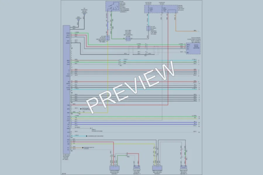 2013 Toyota Sequoia Radio wiring diagram preview
