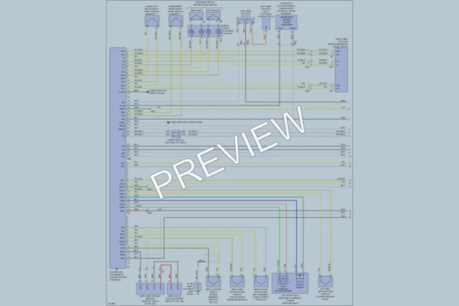 2013 Toyota Sequoia Supplemental Restraints wiring diagram preview
