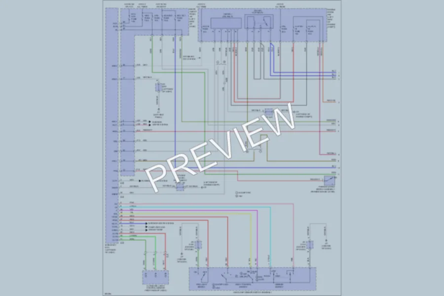 2013 Toyota Sienna Headlights wiring diagram preview