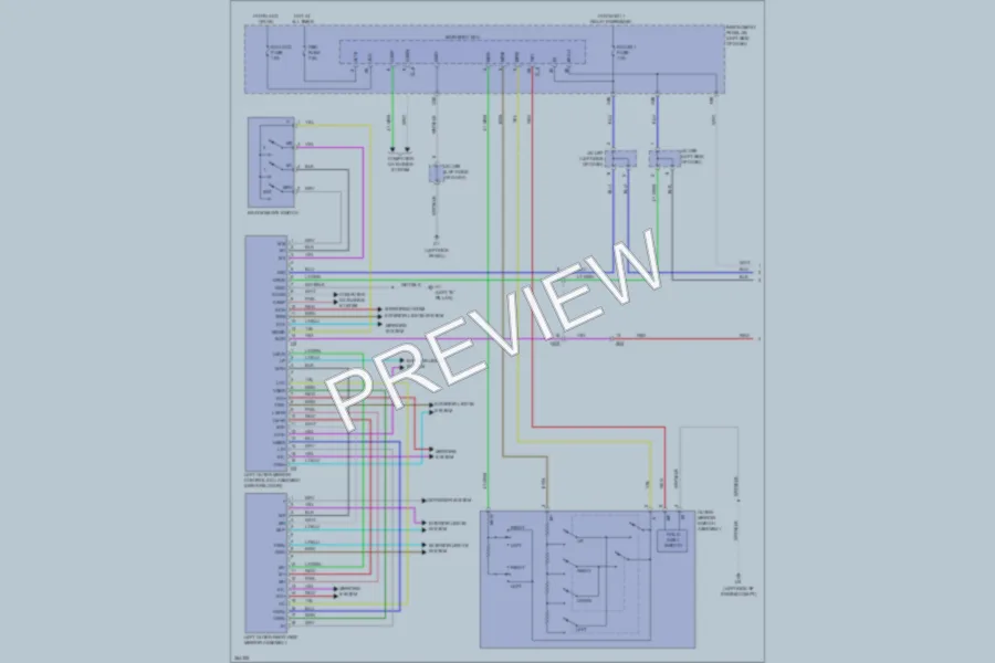 2013 Toyota Sienna Memory Systems wiring diagram preview