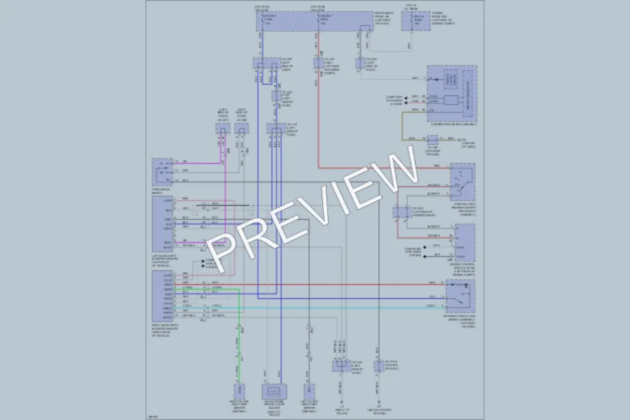 2013 Toyota Sienna Navigation wiring diagram preview